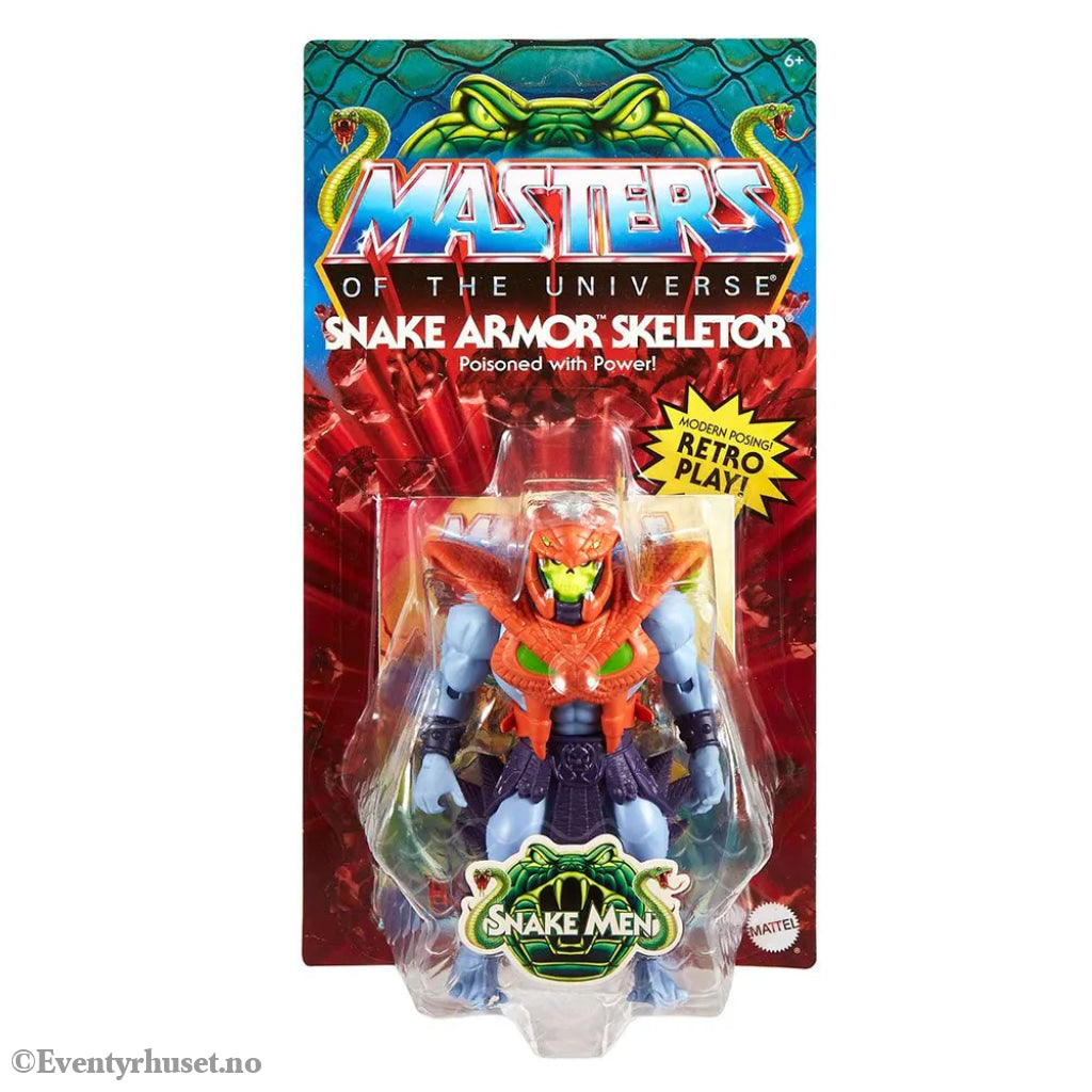 Masters of the Universe (MOTU). Origins – Actionfigur – Snake Armor Skeletor. Ny og uåpnet! Actionfigur