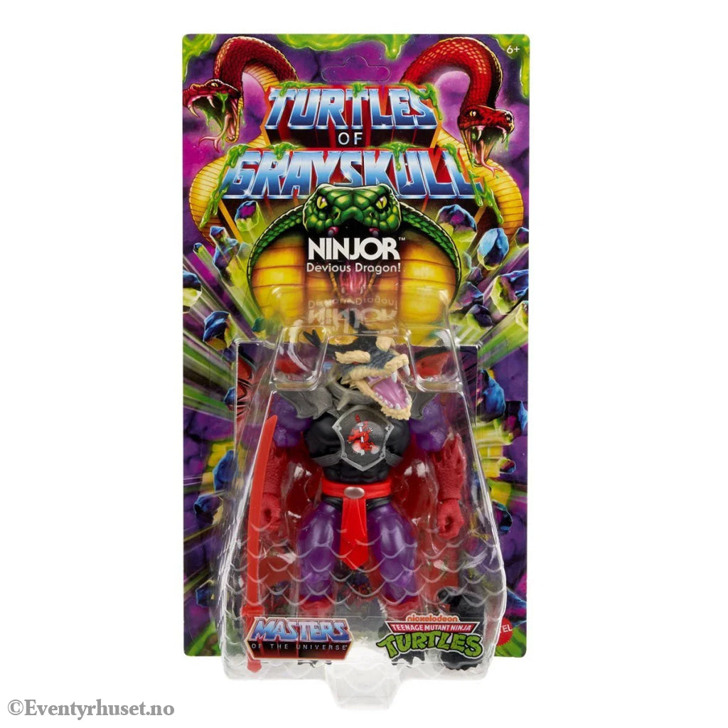 Masters of the Universe (MOTU) Origins Turtles of Grayskull Wave 6 Ninjor – Actionfigur. Ny og uåpnet! Actionfigur