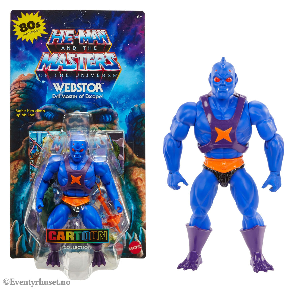 Masters of the Universe Origins Action Figure Cartoon Collection: Webstor 14 cm. New in box! Actionfigur