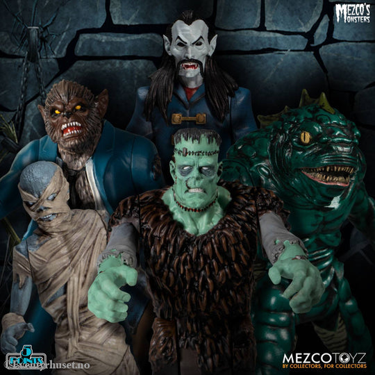 Mezco’s Monsters 5 Points Action Figures Tower of Fear Deluxe Set 9 cm. Mint In Sealed Box (MISB)! Actionfigur