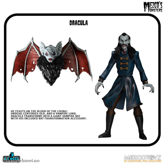 Mezco’s Monsters 5 Points Action Figures Tower of Fear Deluxe Set 9 cm. Mint In Sealed Box (MISB)! Actionfigur