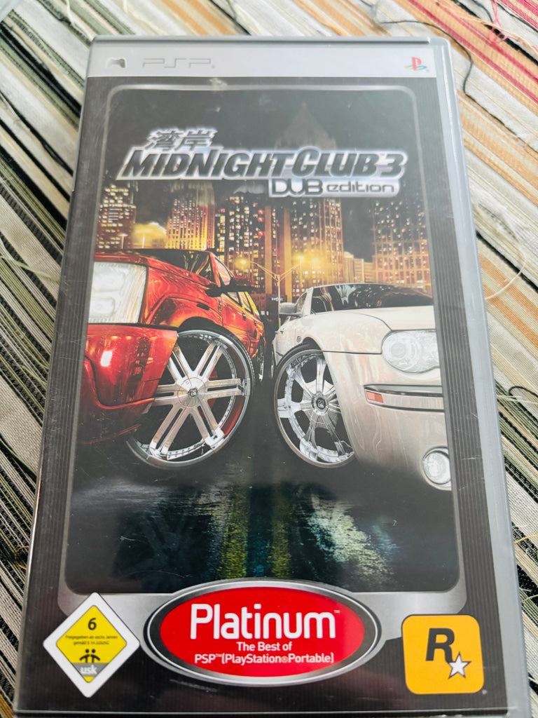 Midnight Club 3 DUB Edition. PSP.