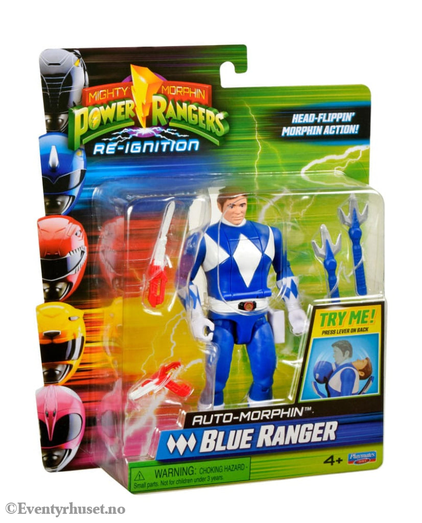 Mighty Morphin Power Rangers Action Figure Auto-Morphin Blue Ranger 12 cm Actionfigur