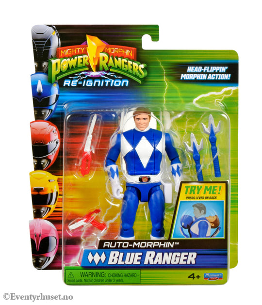Mighty Morphin Power Rangers Action Figure Auto-Morphin Blue Ranger 12 cm Actionfigur