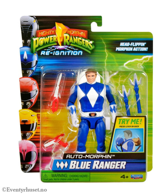 Mighty Morphin Power Rangers Action Figure Auto-Morphin Blue Ranger 12 cm Actionfigur