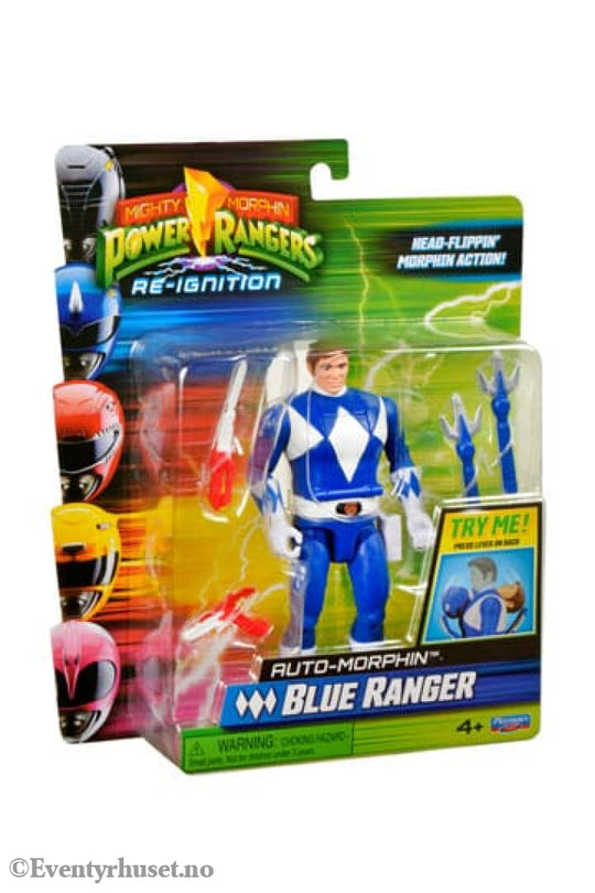 Mighty Morphin Power Rangers Action Figure Auto-Morphin Blue Ranger 12 cm Actionfigur