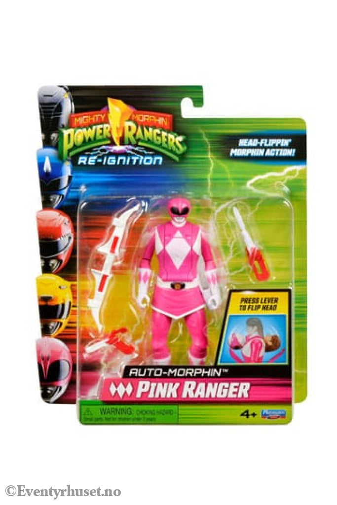 Mighty Morphin Power Rangers Action Figure Auto-Morphin Pink Ranger 12 cm Actionfigur
