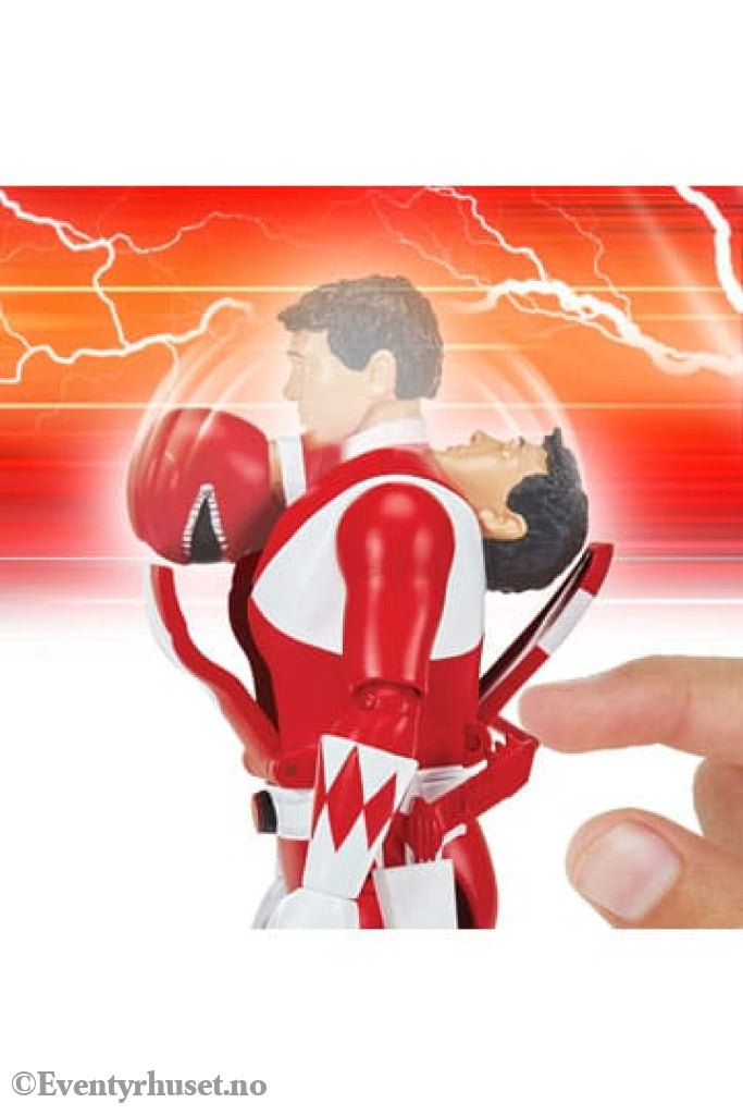 Mighty Morphin Power Rangers Action Figure Auto-Morphin Red Ranger 12 cm Actionfigur