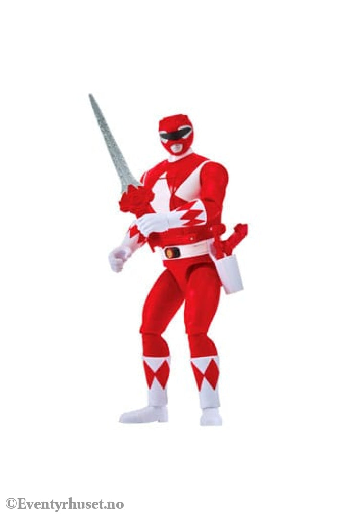 Mighty Morphin Power Rangers Action Figure Auto-Morphin Red Ranger 12 cm Actionfigur