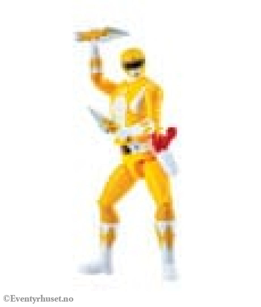 Mighty Morphin Power Rangers Action Figure Auto-Morphin Yellow Ranger 12 cm Actionfigur