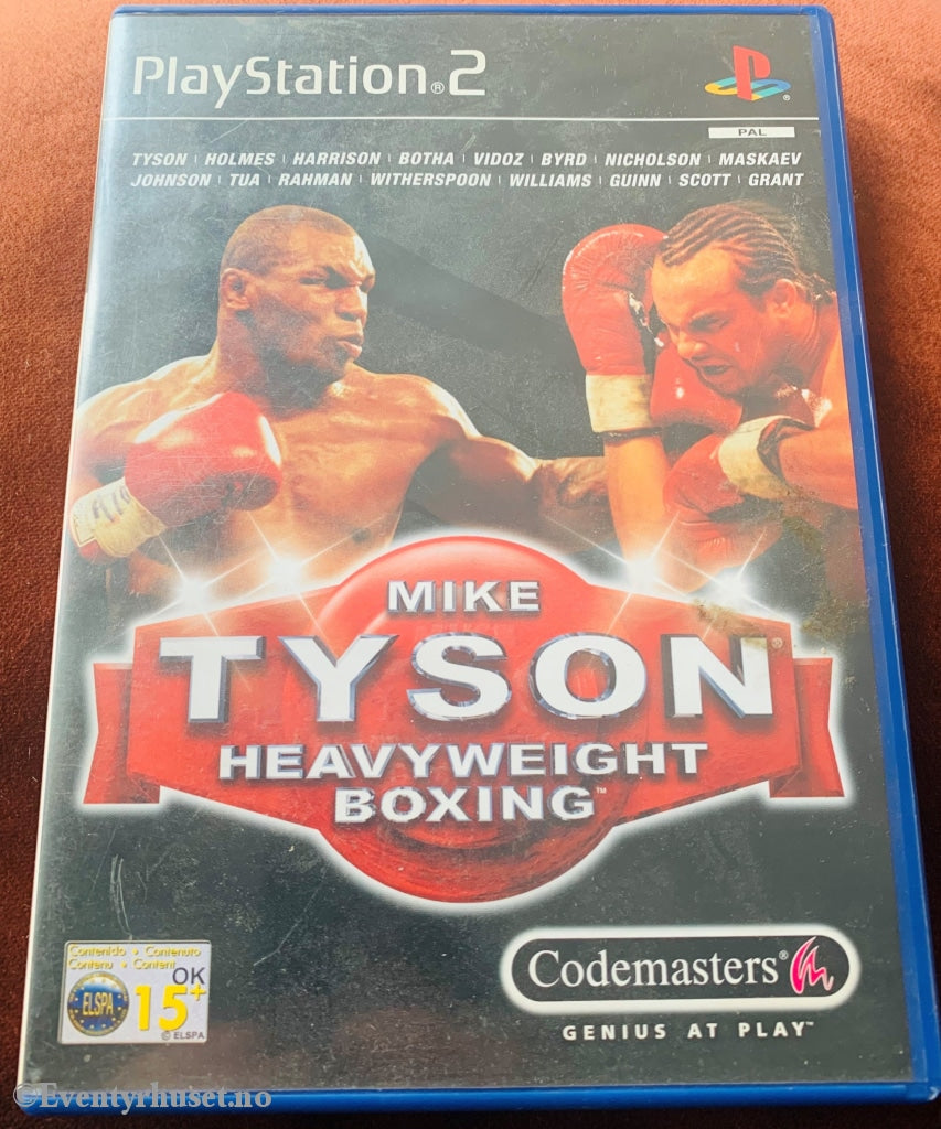 Mike Tyson Heavyweight Boxing. Ps2. Ps2