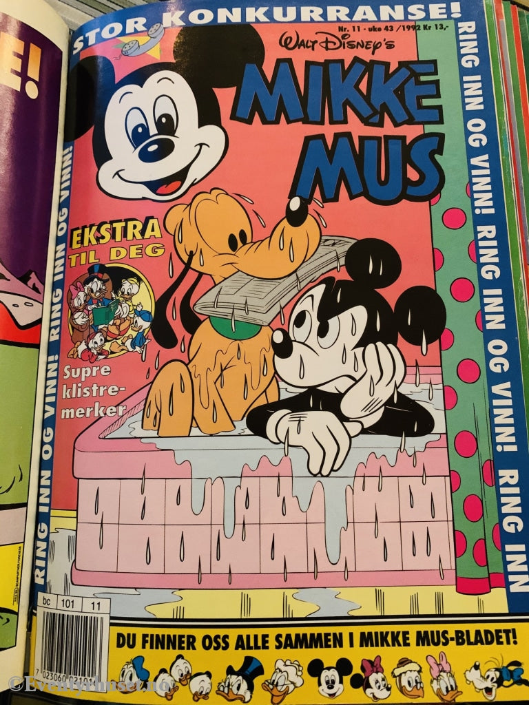 Mikke Mus. 1992/11. Tegneserieblad