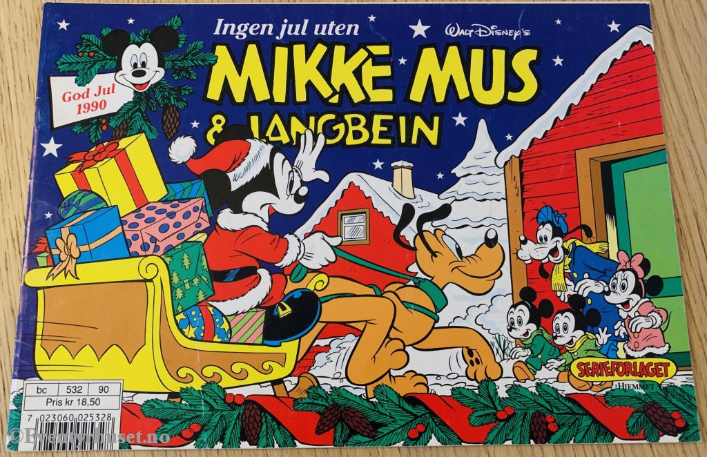 Mikke Mus Og Langbein. Julen 1990. Julehefter