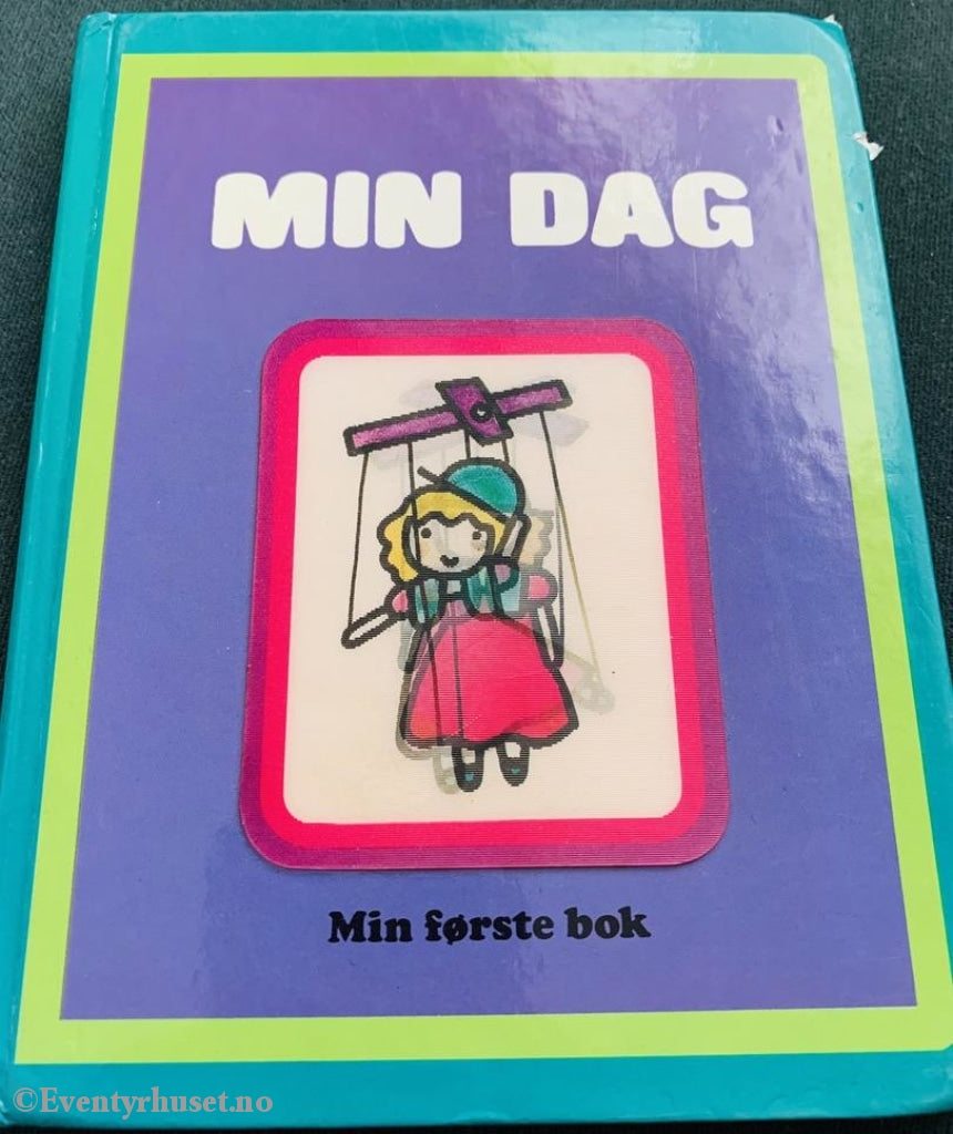 Min Dag (Min Første Bok). 1978. Med 3D-Forside. Fortelling