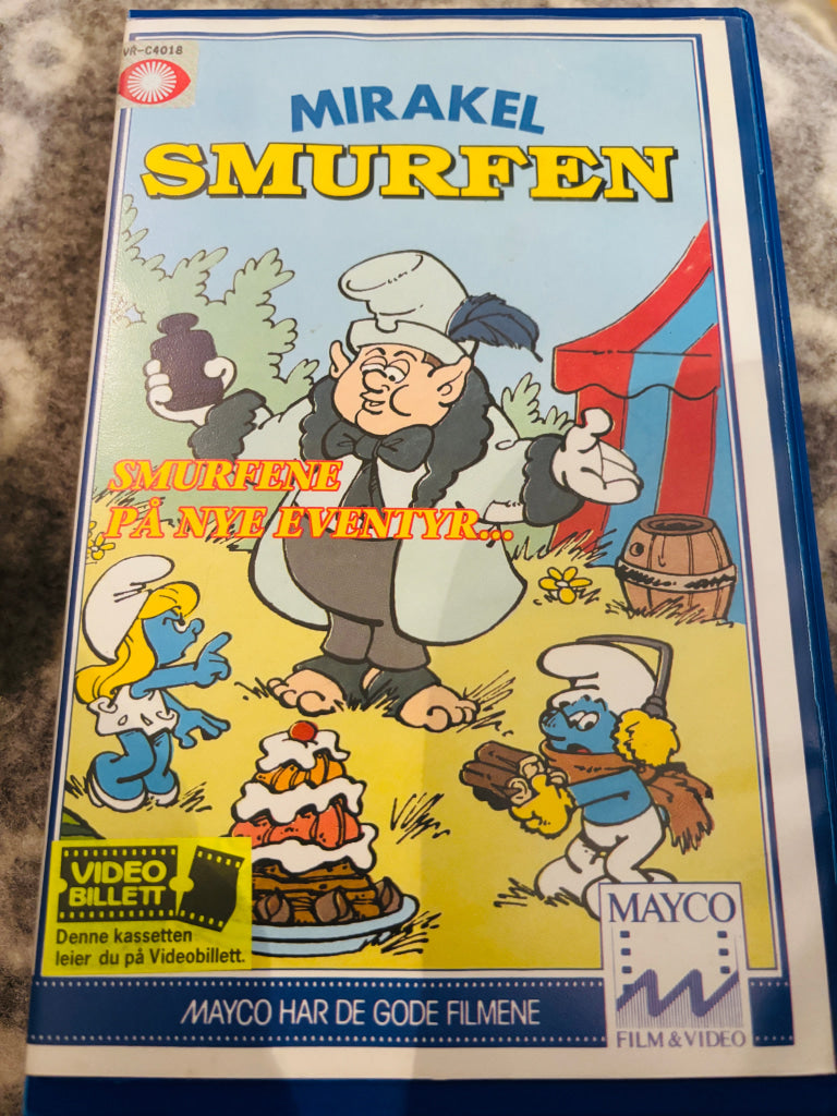 Mirakel Smurfen. VHS Big Box. VHS