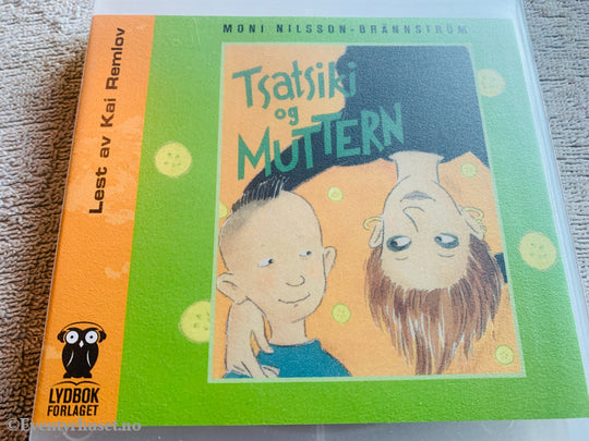 Moni Nilsson-Brännström. 1995. Tsatsiki og Muttern. Lydbok på CD.