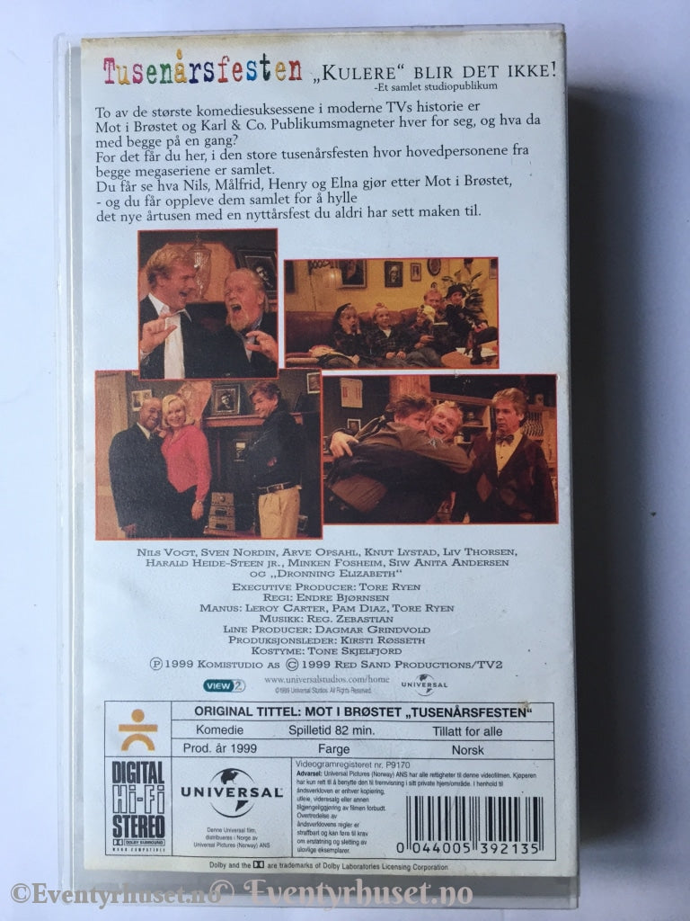 Mot I Brøstet. Tusenårsfesten. 1999. Vhs. Vhs