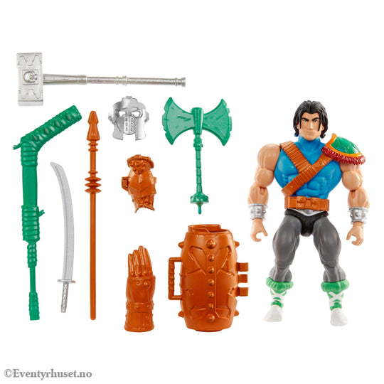 Masters of the Universe (MOTU) Origins Turtles of Grayskull Casey Jones – Actionfigur. Ny og uåpnet! Actionfigur