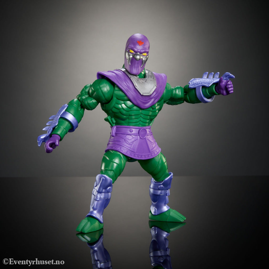 MOTU x TMNT: Turtles of Grayskull Deluxe Action Figure King Hiss 14 cm. Mint In Sealed Box (MISB)! Actionfigur