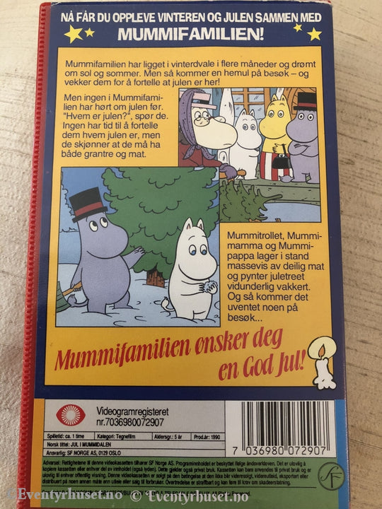 Mummitrollet - Jul I Mummidalen. Vhs. Vhs