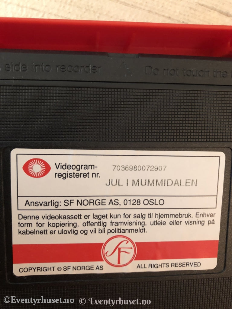 Mummitrollet - Jul I Mummidalen. Vhs. Vhs