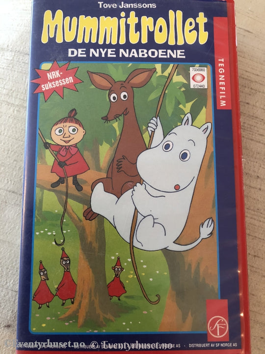 Mummitrollet Og De Nye Naboene. Vhs. Vhs