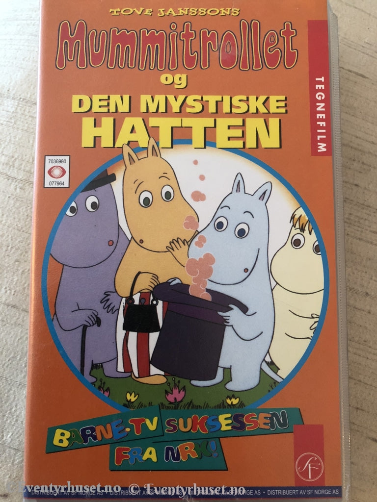 Mummitrollet Og Den Mystiske Hatten. 1994. Vhs. Vhs