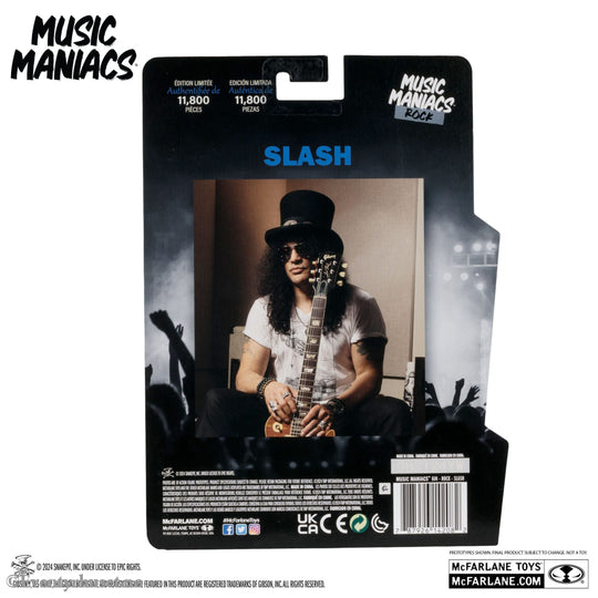 Music Maniacs Rock Action Figure Slash 15 cm Mint In Sealed Box (MISB)! Actionfigur