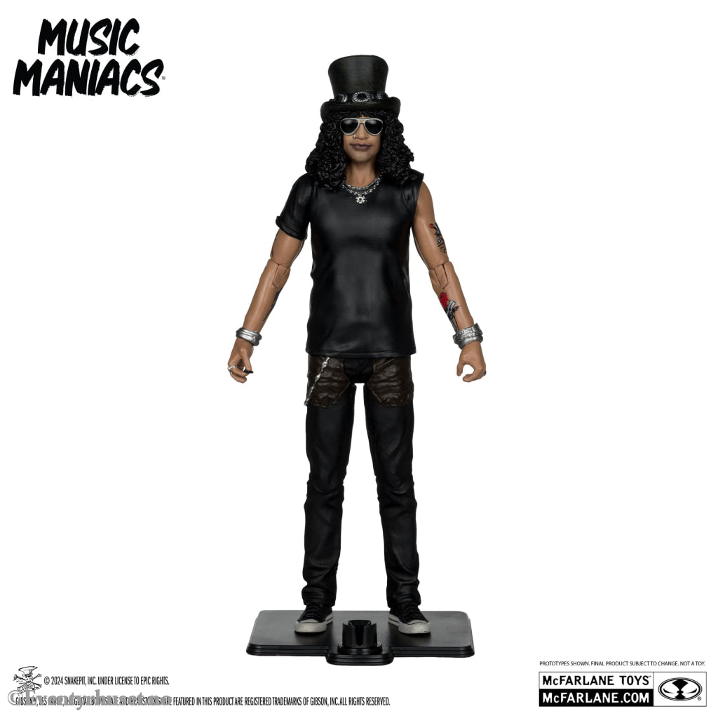 Music Maniacs Rock Action Figure Slash 15 cm Mint In Sealed Box (MISB)! Actionfigur