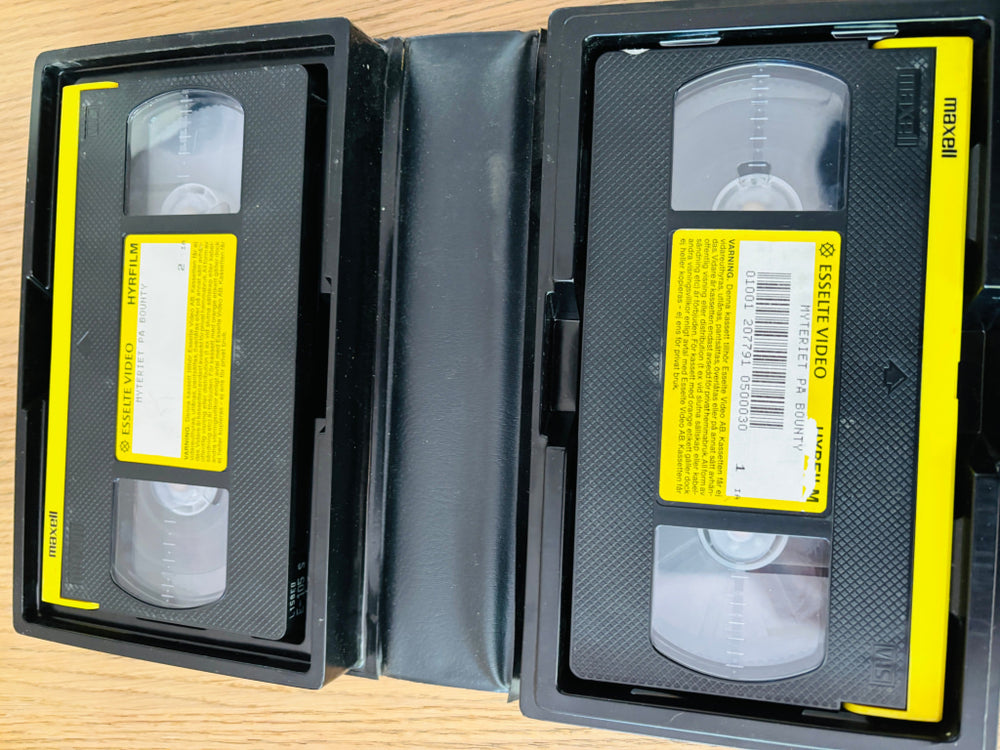 Mytteriet på Bounty. Dobbelt-VHS. 1961. VHS Big Box. Svensk tekst. VHS