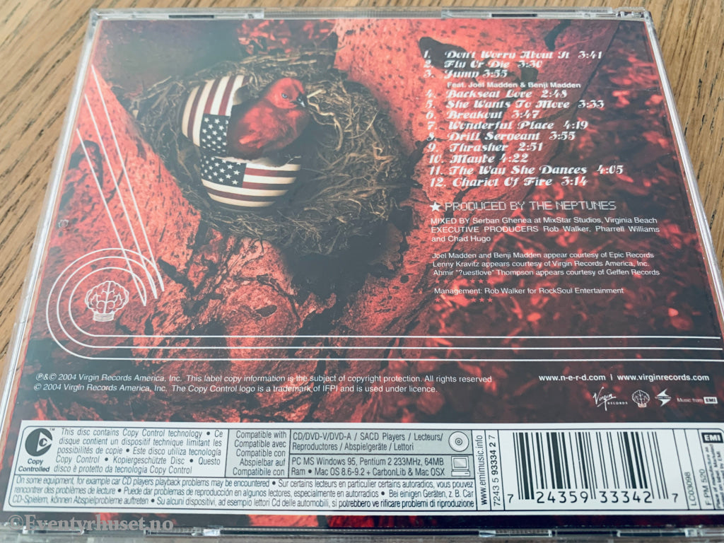 N.E.R.D – Fly or Die. 2004. CD.