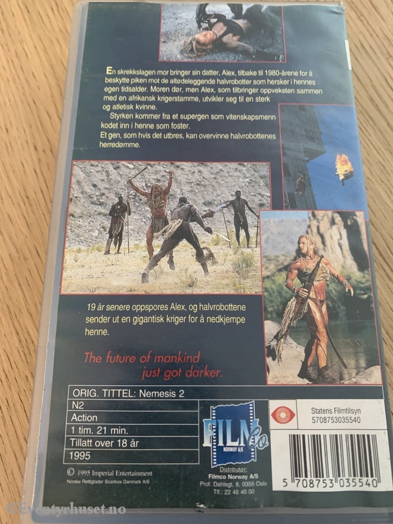 N2 - Nemesis 2. 1999. Vhs. Vhs