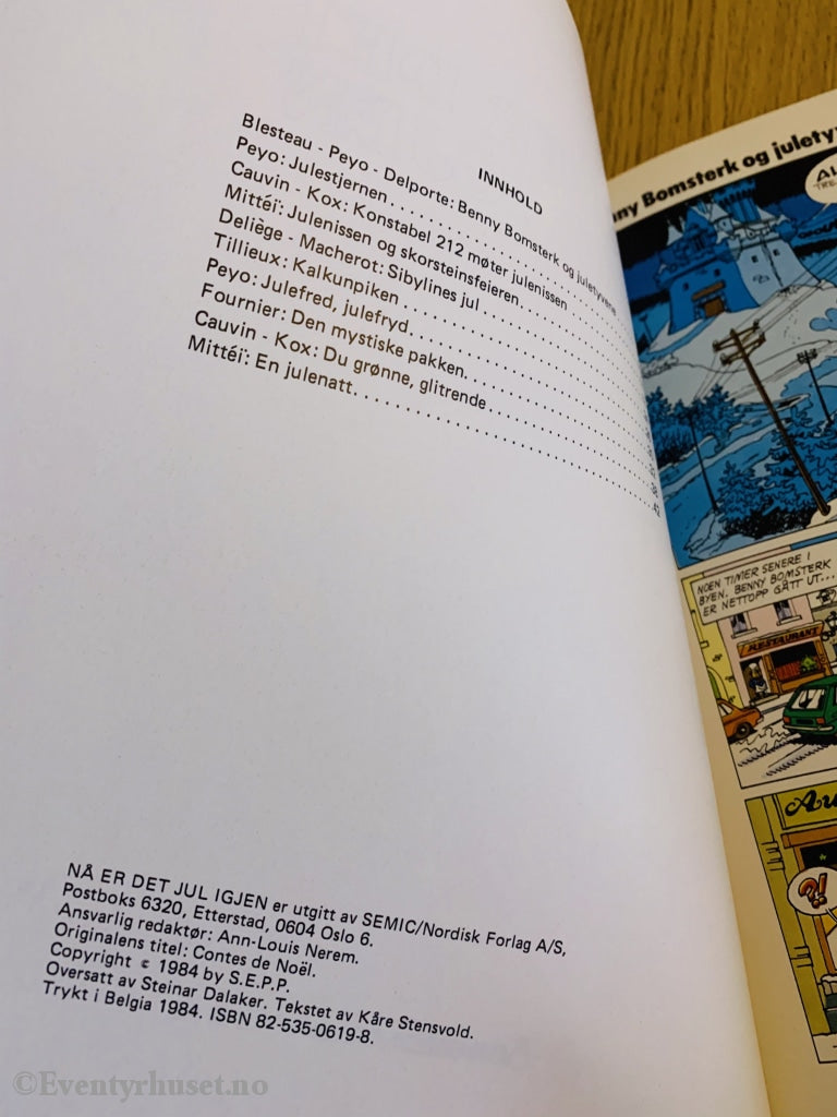 Nå Er Det Jul Igjen. 1984. Tegneseriealbum