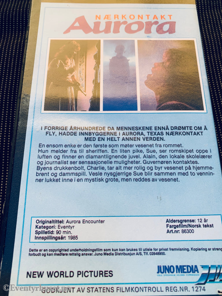 Nærkontakt Aurora. 1985. VHS. VHS