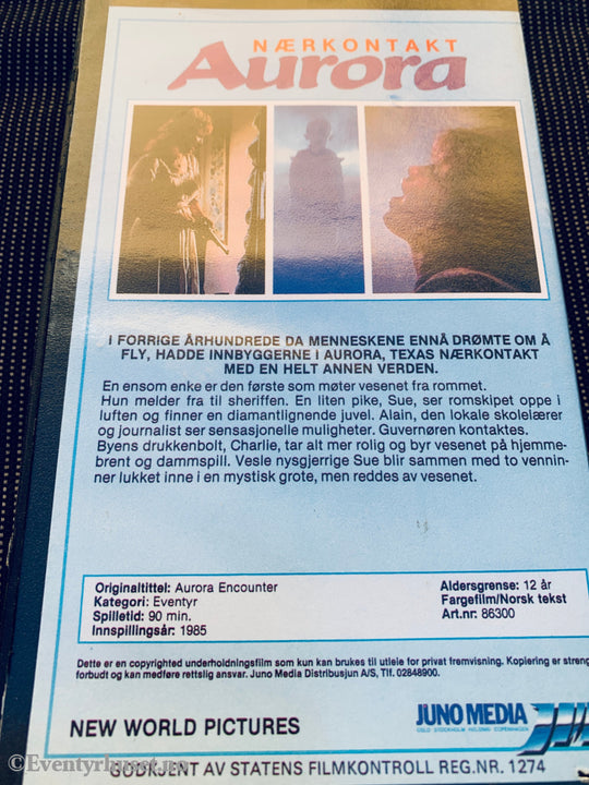 Nærkontakt Aurora. 1985. VHS. VHS