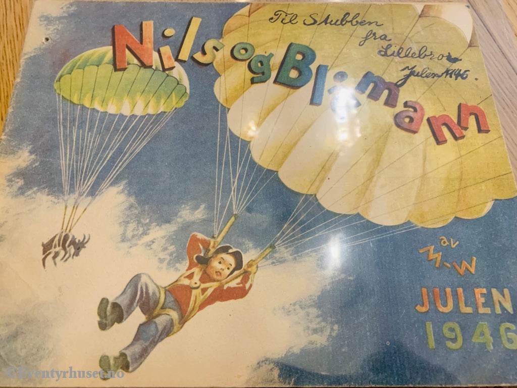 Nils & Blåmann. Julen 1946. Julehefter