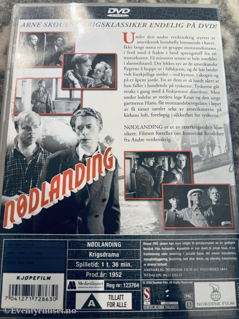Nødlanding (Norske Klassikere). DVD.