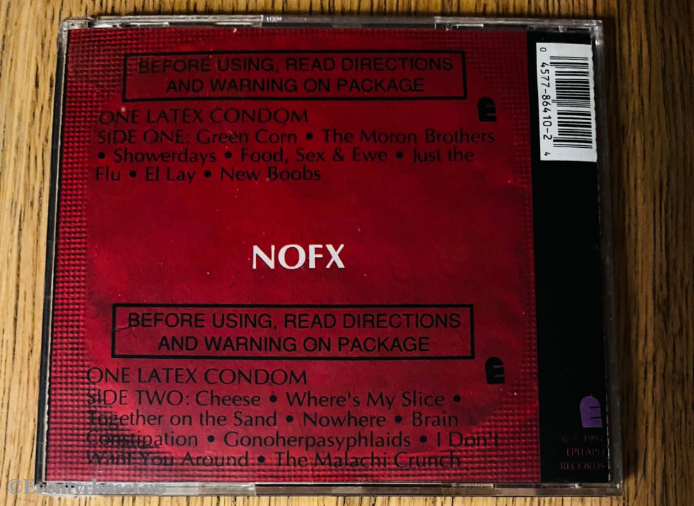 NOFX 1991 Ribbed . CD.