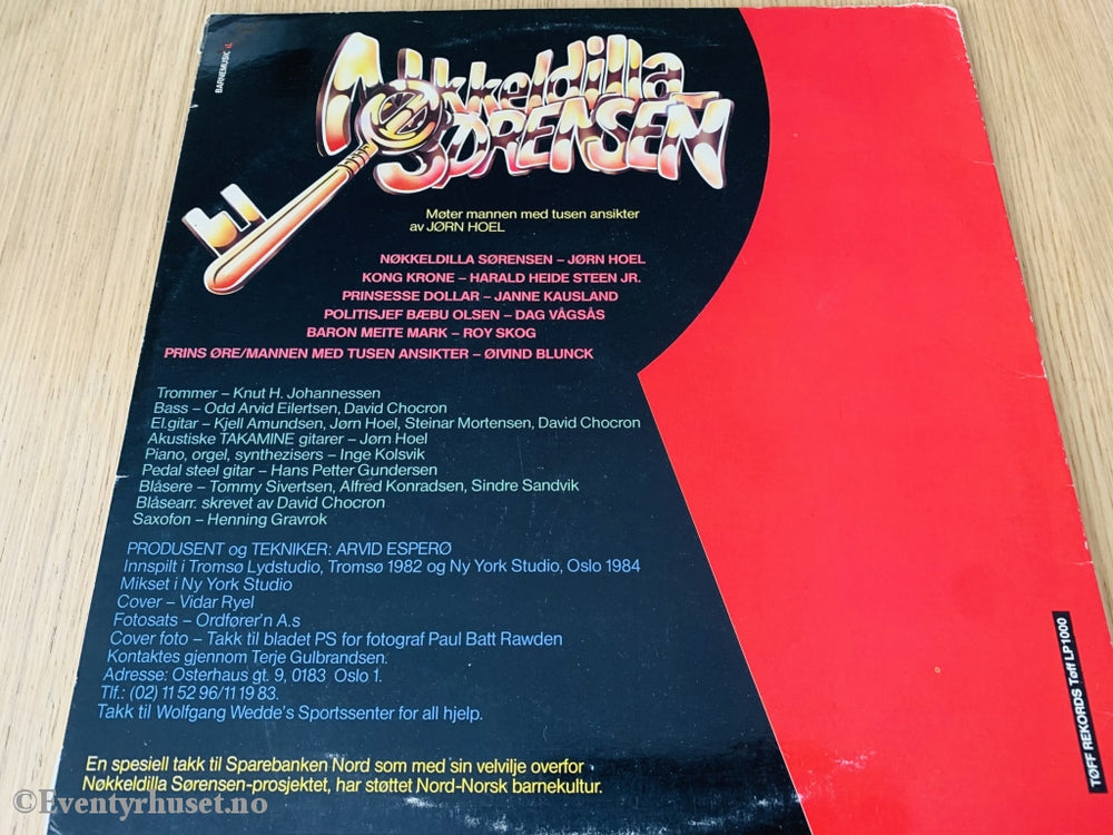 Nøkkedilla Sørensen Møter Mannen Med Tusen Ansikter. 1984. Lp. Lp Plate