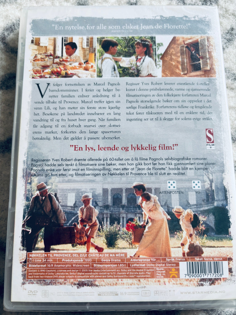 Nøkkelen til Provence II. DVD. Ny i plast!