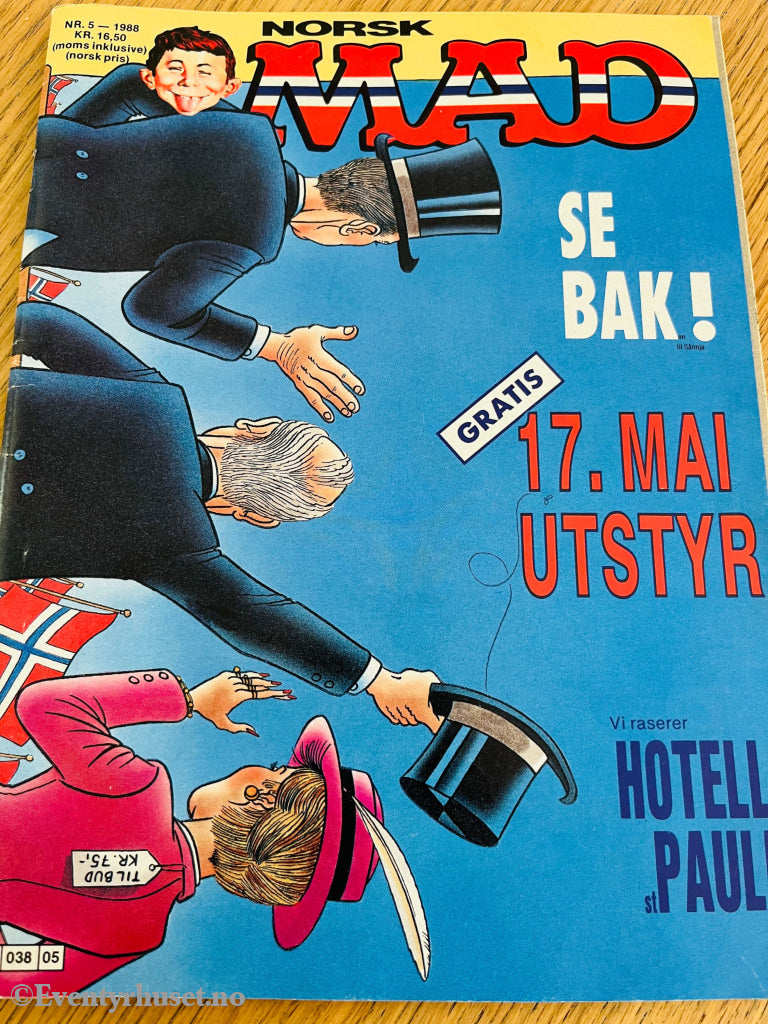 Norsk Mad. 1988/05. Med Bilag! Tegneserieblad