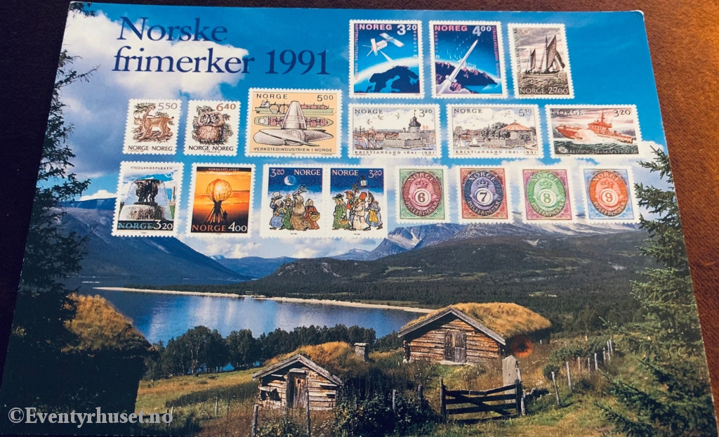 Norske Frimerker 1991. Postkort