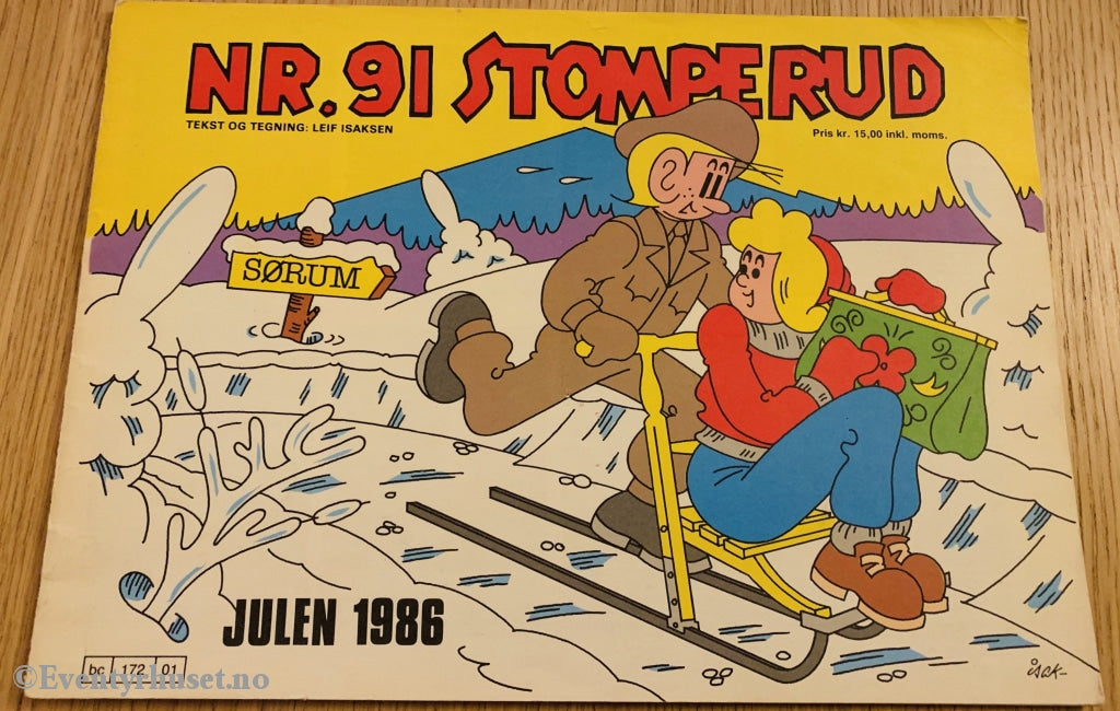 Nr. 91 Stomperud. Julen 1986. Julehefter