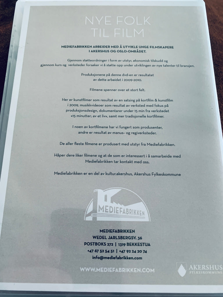 Nye folk til film. DVD.