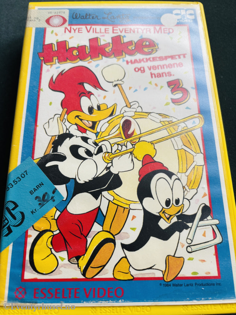 Nye ville eventyr med Hakkespett og vennene hans 3 (1984). VHS Big Box