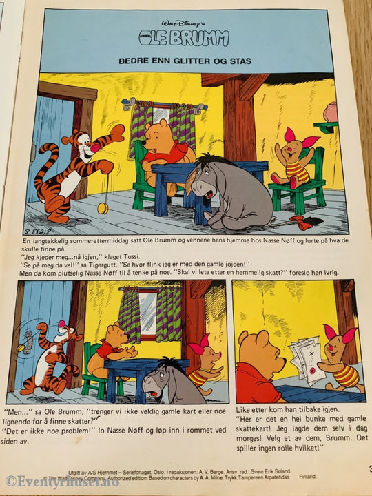 Ole Brumm Og Vennene Hans. 1990/05. Tegneserieblad