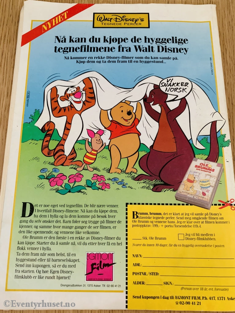 Ole Brumm Og Vennene Hans. 1990/07. Tegneserieblad