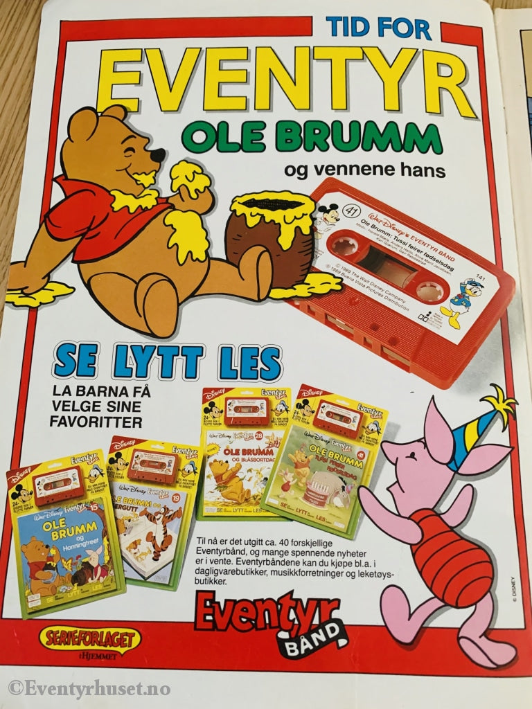 Ole Brumm Og Vennene Hans. 1990/07. Tegneserieblad