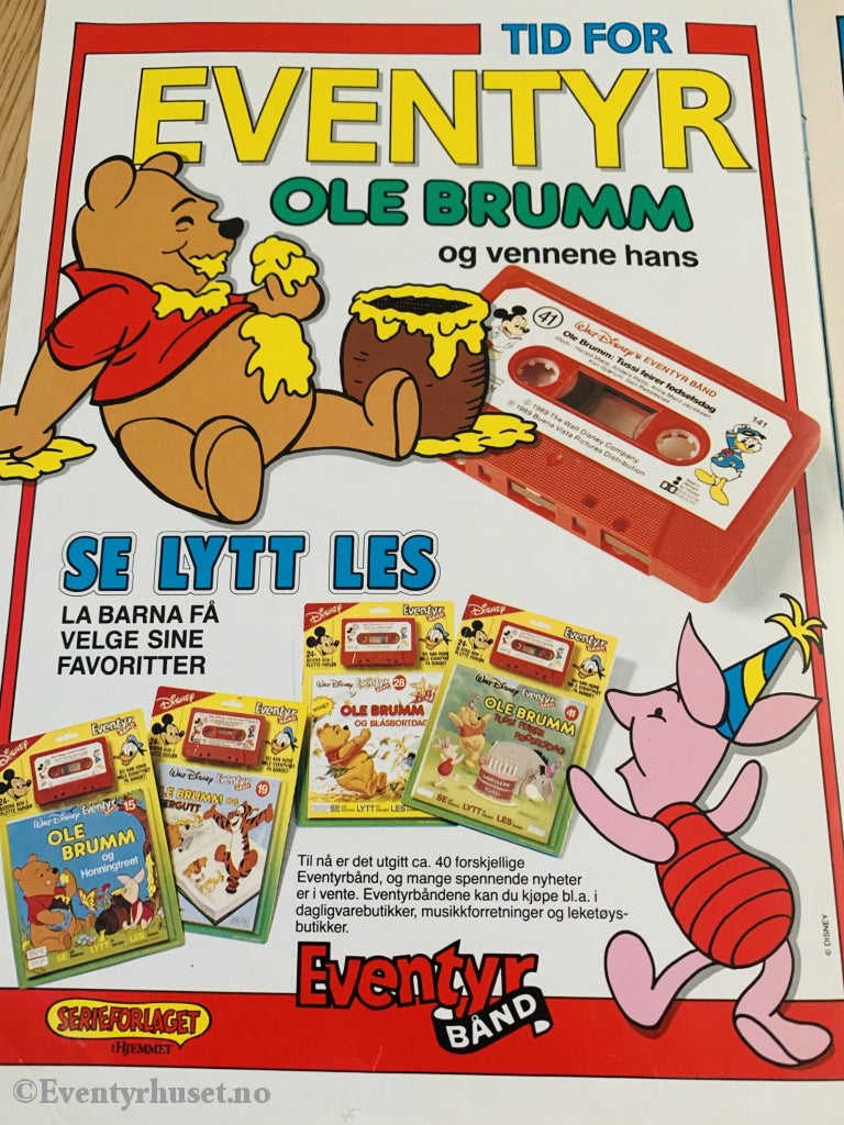 Ole Brumm Og Vennene Hans. 1991/02. Tegneserieblad