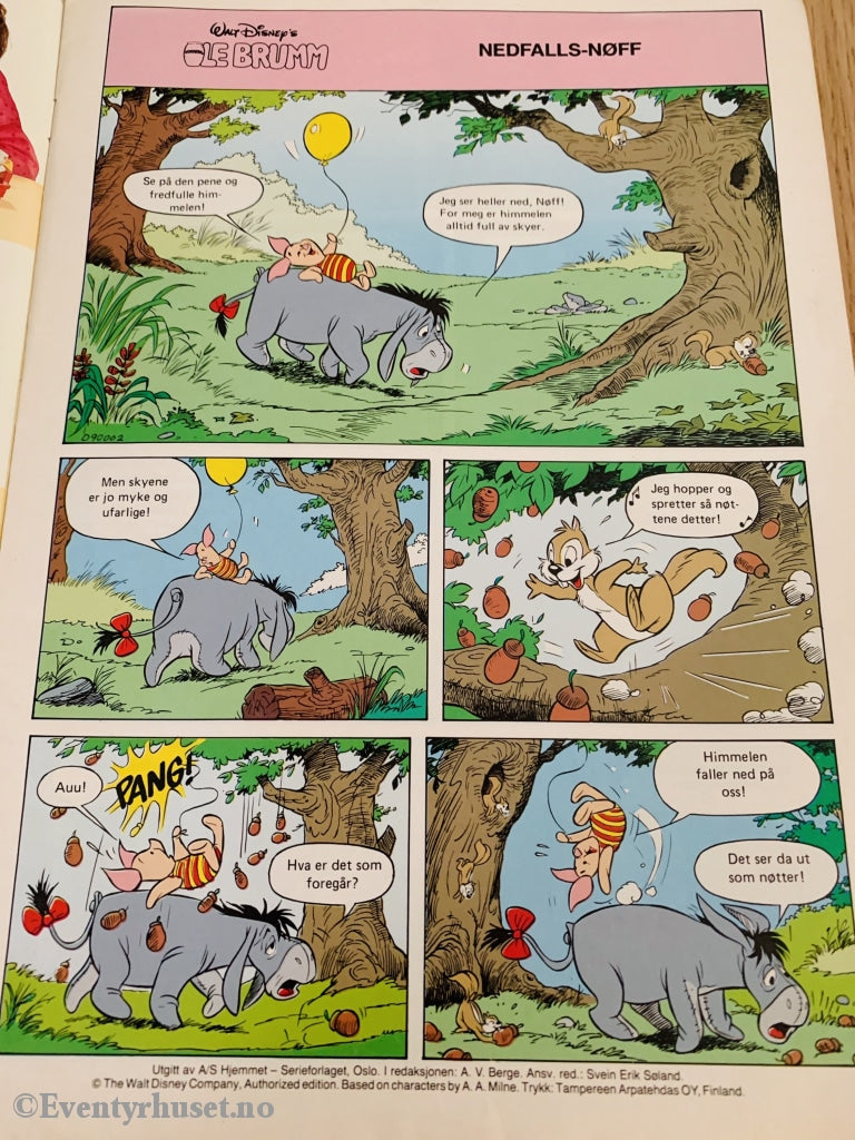 Ole Brumm Og Vennene Hans. 1991/11. Tegneserieblad